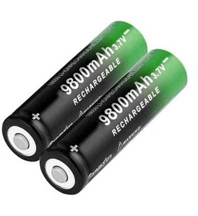 18650 Li-ion Batterier 9800mAh 3.7V – 2-pack Uppladdningsbara