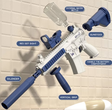 Elektrisk Vattenpistol – Kraftfull Blaster för Barn & Vuxna, Perfekt för Sommarlek