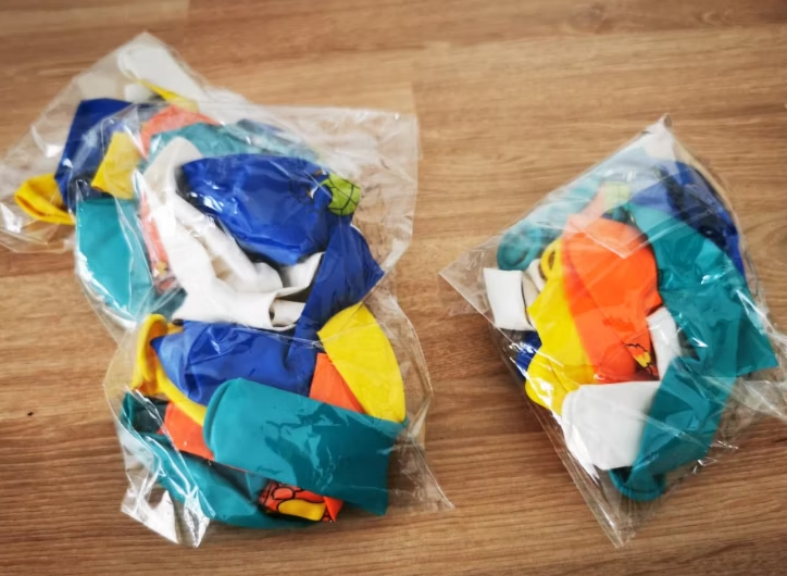 Ballonger med tecknade figurer – 10-pack för barnkalas