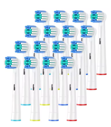 12 st Ersättningsborsthuvuden – Kompatibla med Oral-B eltandborstar