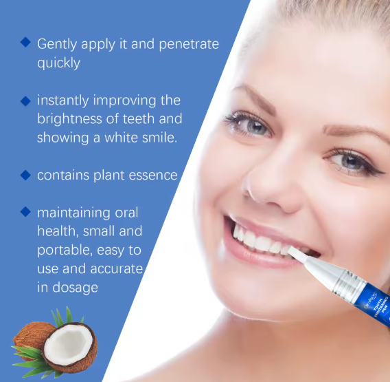 Oralhoe Teeth Whitening Gel Pen 6ml – Tandblekningspenna mot gula fläckar och missfärgningar