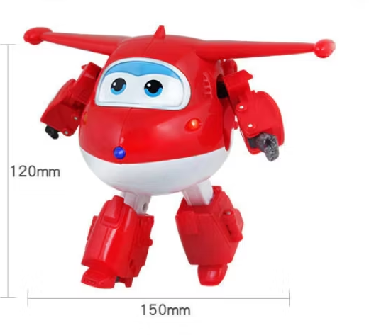 ABS “Mästerflygarna” Jet – Transformering Flygplan → Robot ( 12 cm)