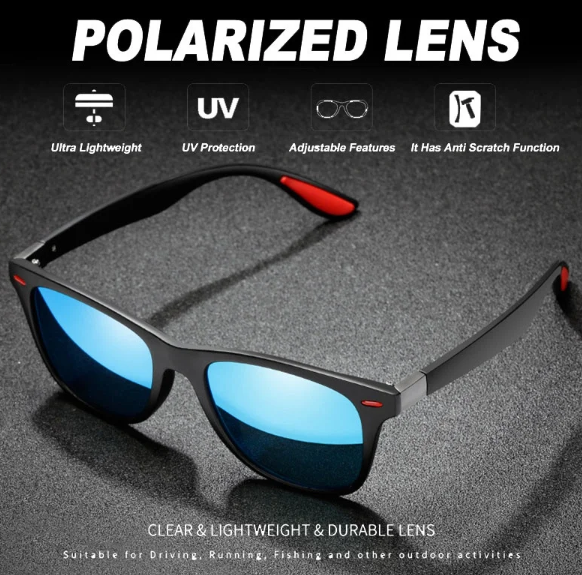 Polariserade Solglasögon med UV400 – Gul Lins för Nattkörning & Dagsljus (4 färger)