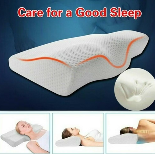Ergonomisk kudde av minnesskum – Nackstöd & Smärtlindring (60×35 cm)