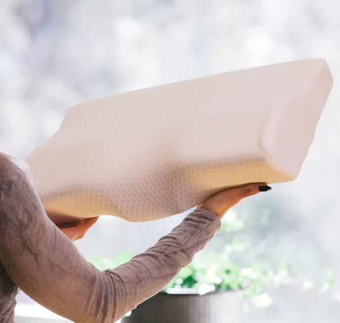 Ergonomisk kudde av minnesskum – Nackstöd & Smärtlindring (60×35 cm)