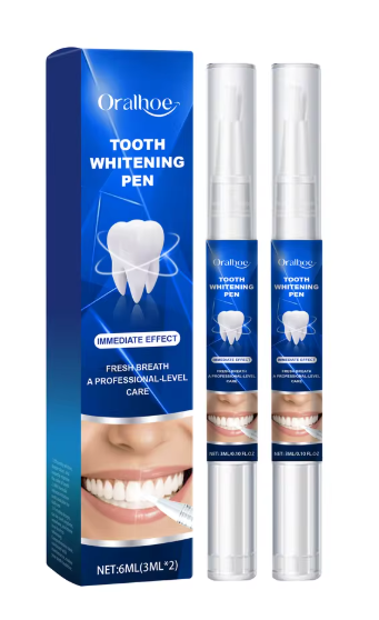 Oralhoe Teeth Whitening Gel Pen 6ml – Tandblekningspenna mot gula fläckar och missfärgningar