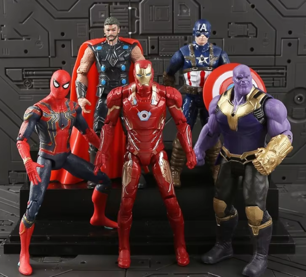 10 st Avengers Action Figures Set Superhjältefigurer - 17 cm