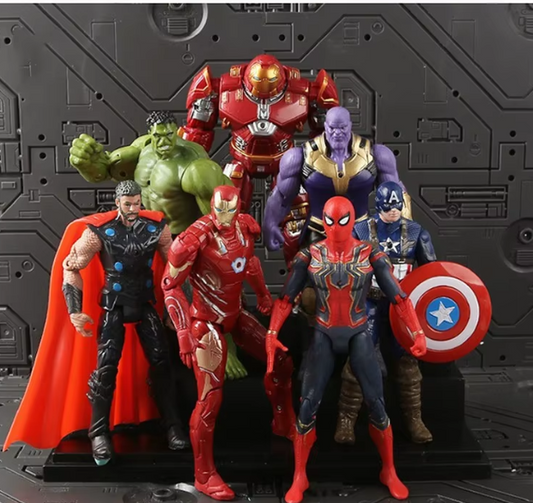 10 st Avengers Action Figures Set Superhjältefigurer - 17 cm