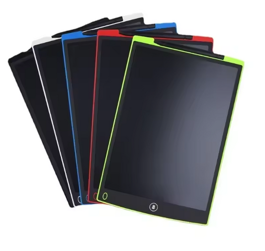 Ritplatta för barn 8.5" – Multicolor Skrivtavla med suddfunktion