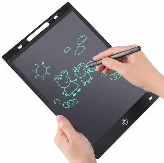 Ritplatta för barn 8.5" – Multicolor Skrivtavla med suddfunktion