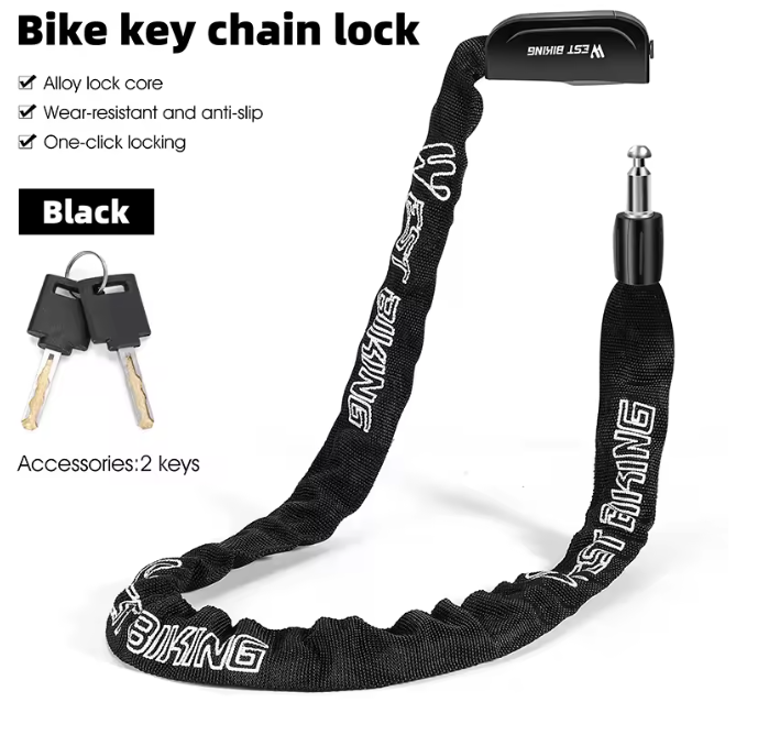 Cykellås Kedjelås med Nyckel 93,5 cm – WEST BIKING