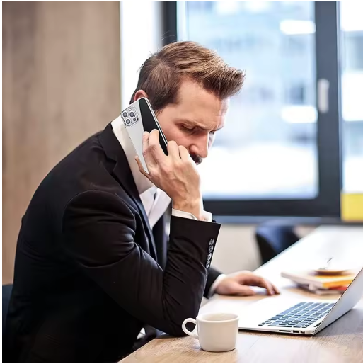 360° Transparent Mobilskal – iPhone 11–16 Pro Max – Stöttåligt Slim Case